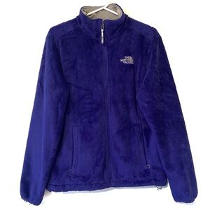The North Face Purple Fleece Jacket Size Medium